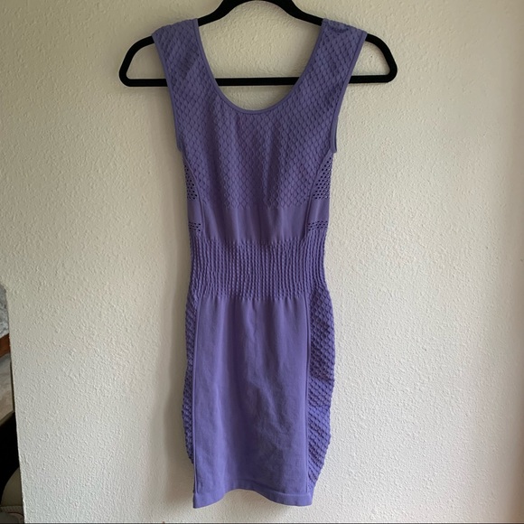 Free people Dress Lilac bodycon stretchy XS/s - Picture 9 of 9